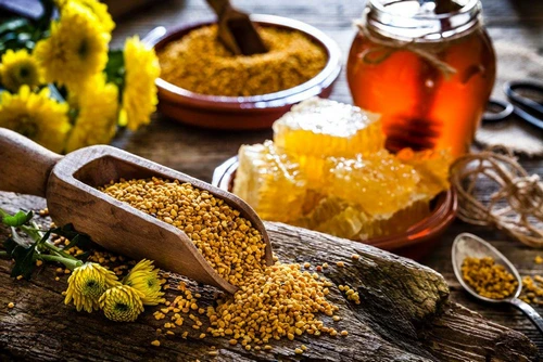 ترکیب جینسینگ، گرده گل و عسل